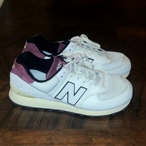 2023 New Balance 574 'White Burgundy
